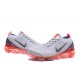 PK Women/Men Shoes Nike Air VaporMax Flyknit 3 Grey Red AJ6900-600