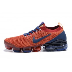 PK Women/Men Shoes Nike Air VaporMax Flyknit 3 Red Blue AJ6900-600