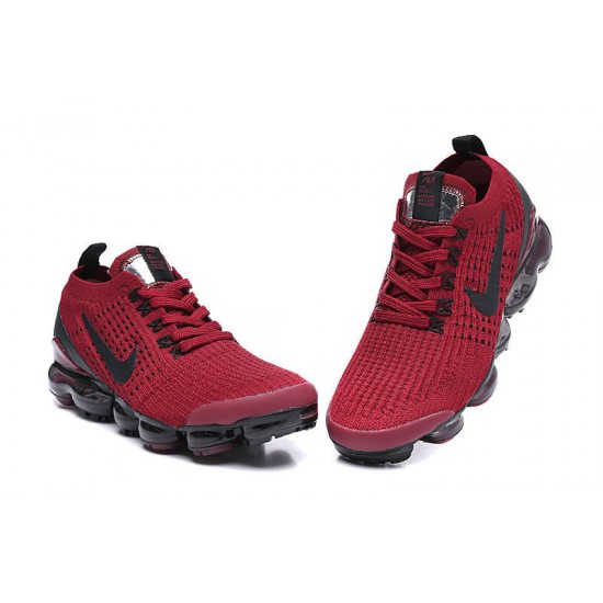 PK Women/Men Shoes Nike Air VaporMax Flyknit 3 Red AJ6900-602