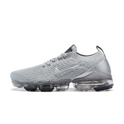 PK Women/Men Shoes Nike Air VaporMax Flyknit 3 Silver Grey AJ6900-101