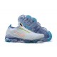 PK Women/Men Shoes Nike Air VaporMax Flyknit 3 White Blue AJ6900-003