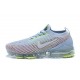 PK Women/Men Shoes Nike Air VaporMax Flyknit 3 White Blue AJ6910-200