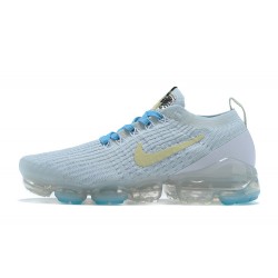 PK Women/Men Shoes Nike Air VaporMax Flyknit 3 White Blue AJ6910-500