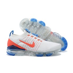 PK Women/Men Shoes Nike Air VaporMax Flyknit 3 White Blue CZ7994-100