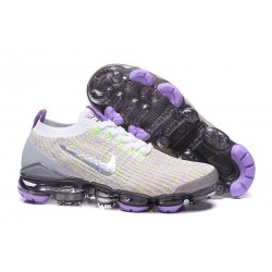 PK Women/Men Shoes Nike Air VaporMax Flyknit 3 White Purple AJ6900-102