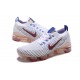 PK Women/Men Shoes Nike Air VaporMax Flyknit 3 White Red AJ6910-501