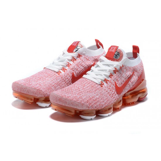 PK Women Shoes Nike Air VaporMax Flyknit 3 Pink Red CK0730-188