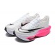 PK Women/Men Shoes Nike Air Zoom Alphafly Next 2 White Pink 