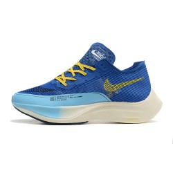 PK Men Shoes Nike ZoomX VaporFly NEXT Blue Yellow 