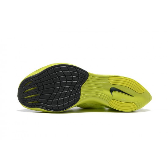 PK Men Shoes Nike ZoomX VaporFly NEXT Chartreuse Black 