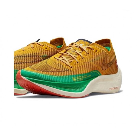 PK Men Shoes Nike ZoomX VaporFly NEXT Yellow Green 