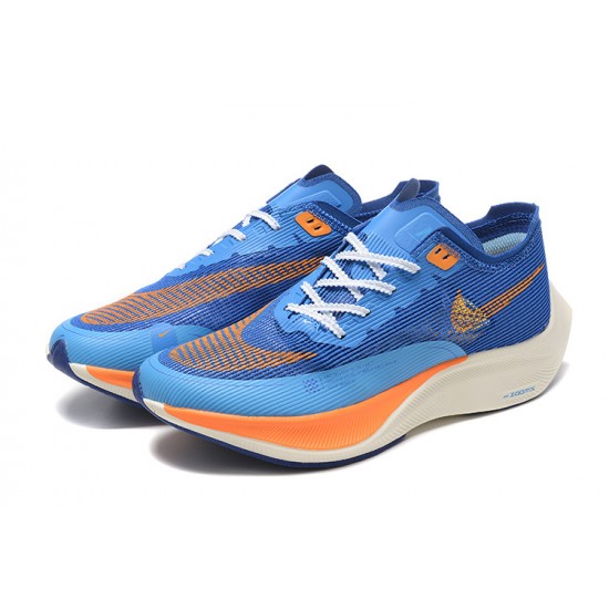 PK Women/Men Shoes Nike ZoomX VaporFly NEXT Blue Orange 