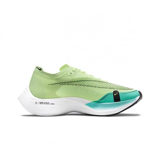 PK Women/Men Shoes Nike ZoomX VaporFly NEXT Green and Blue 