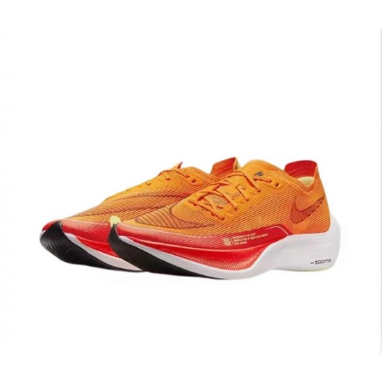 PK Women/Men Shoes Nike ZoomX VaporFly NEXT Orange Red 