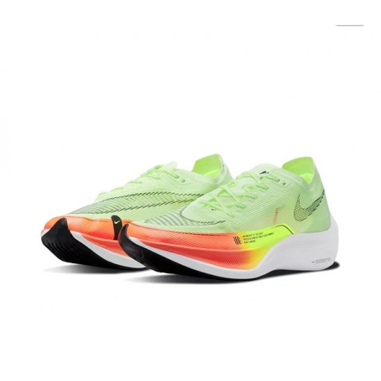 PK Women/Men Shoes Nike ZoomX VaporFly NEXT Red Yellow 