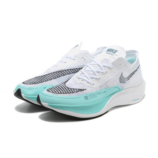 PK Women/Men Shoes Nike ZoomX VaporFly NEXT White Blue 