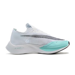 PK Women/Men Shoes Nike ZoomX VaporFly NEXT White Blue 