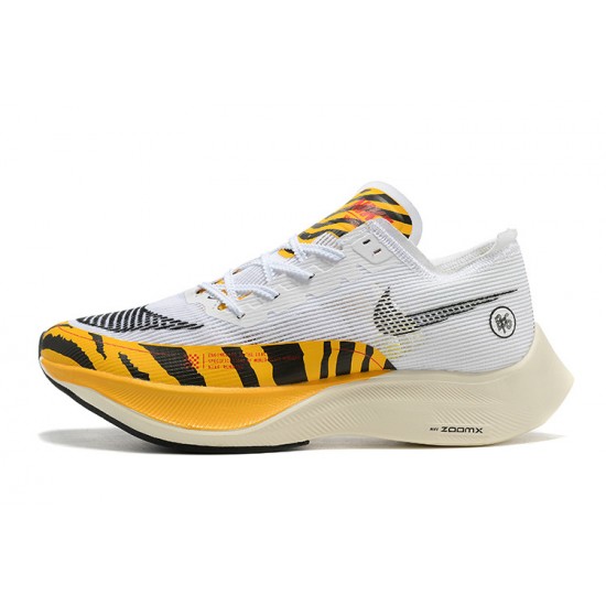 PK Women/Men Shoes Nike ZoomX VaporFly NEXT White Orange 