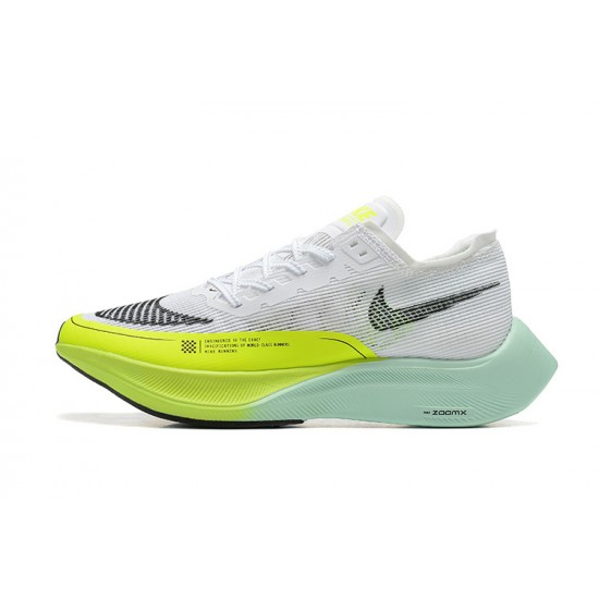 PK Women/Men Shoes Nike ZoomX VaporFly NEXT White Yellow 