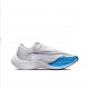 PK Women/Men Shoes Nike ZoomX VaporFly NEXT White and Blue 