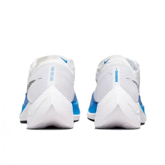 PK Women/Men Shoes Nike ZoomX VaporFly NEXT White and Blue 