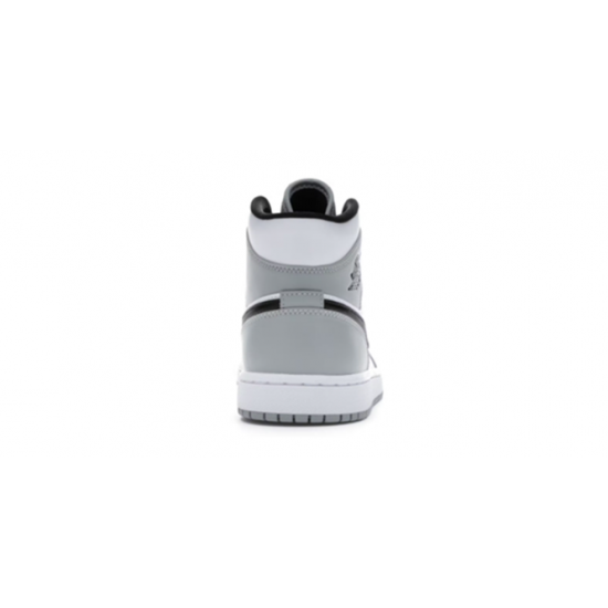 PK Shoes Jordan 1 Mid Light Smoke Jordan Gray 554724 092