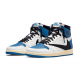 PK Shoes Jordan 1 High SP Fragment Design x Travis Scott Blue Jordan Blue DH3227 105