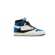 PK Shoes Jordan 1 High SP Fragment Design x Travis Scott Blue Jordan Blue DH3227 105