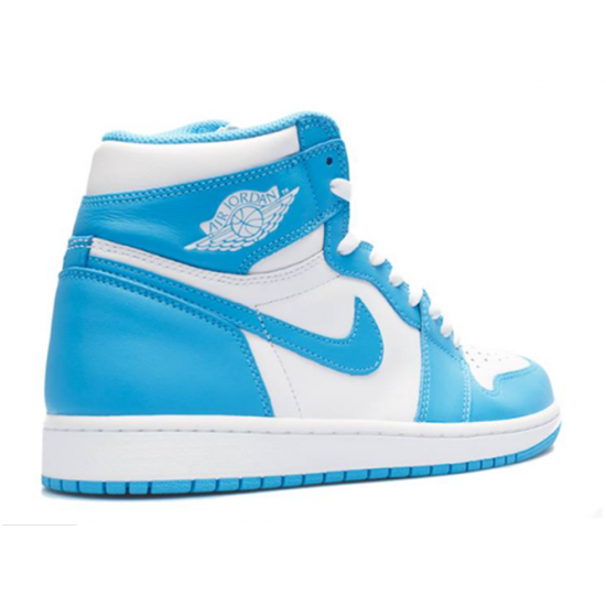 PK Shoes Jordan 1 High UNC' Blue Jordan Blue 555088 117