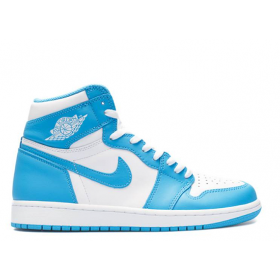 PK Shoes Jordan 1 High UNC' Blue Jordan Blue 555088 117