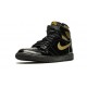 PK Shoes Jordan 1 High Black Metallic Gold Jordan BLACK 555088 032