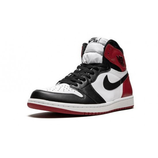 PK Shoes Jordan 1 High OG “Black Toe Jordan WHITE 555088 125