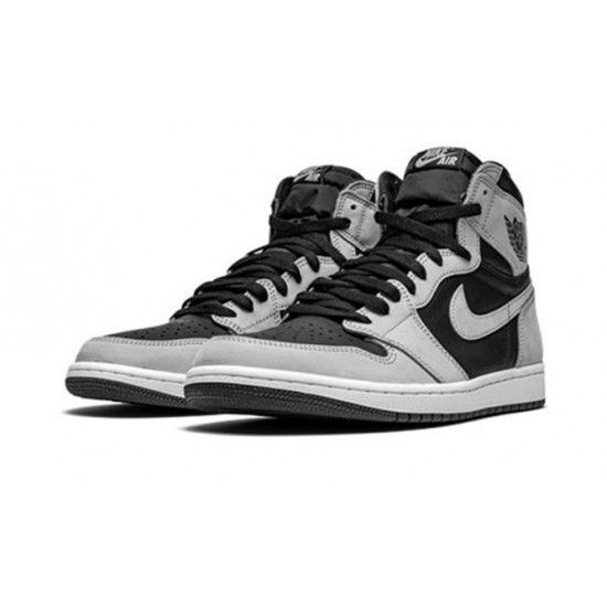 PK Shoes Jordan 1 High Black Smoke Grey BLACK Jordan BLACK 555088 035