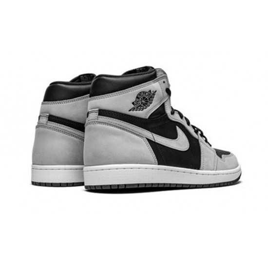 PK Shoes Jordan 1 High Black Smoke Grey BLACK Jordan BLACK 555088 035