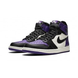 PK Shoes Jordan 1 High Court Purple Jordan COURT PURPLE 555088 501