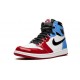 PK Shoes Jordan 1 High Fearless Jordan Blue Red CK5666 100