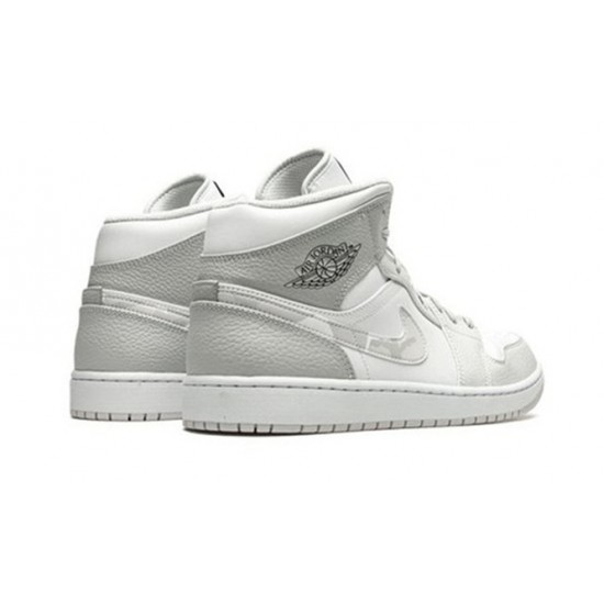 PK Shoes Jordan 1 Mid WHITE/PHOTON DUST-GREY FOG Jordan WHITE DC9035 100