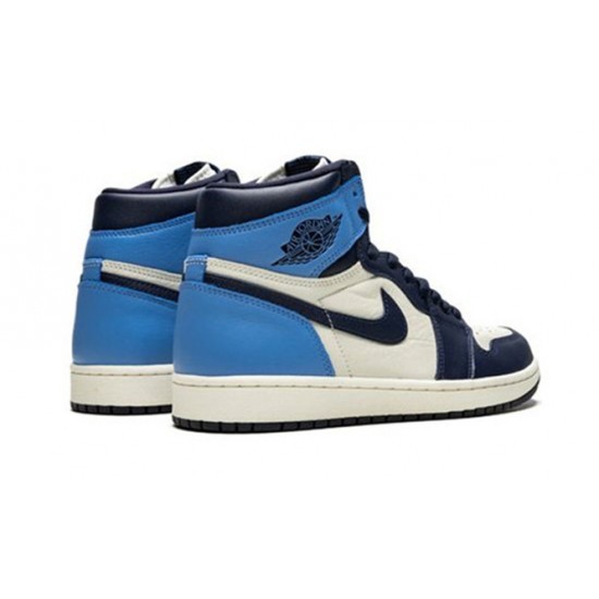 PK Shoes Jordan 1 High OG “Obsidian/University Blue Jordan SAIL 555088 140