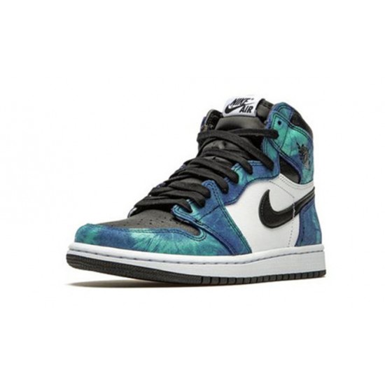 PK Shoes Jordan 1 High Tie-Dye Jordan WHITE CD0461 100