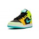 PK Shoes Jordan 1 Mid GS Aurora Green Optic-Yellow Jordan Green BQ6931 037