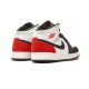 PK Shoes Jordan 1 Mid White Red Black WHITE Jordan WHITE BQ6931 100