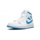 PK Shoes Jordan 1 Mid Sail Light Blue UNIVERSITY BLUE Jordan BLUE BQ6472 114