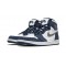 PK Shoes Jordan 1 High Midnight Navy Jordan WHITE DC1788 100