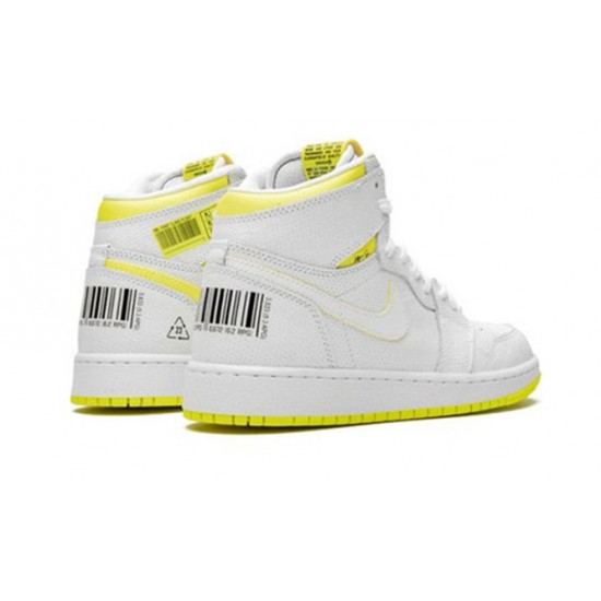 PK Shoes Jordan 1 High First Class Flight Jordan WHITE 575441 170