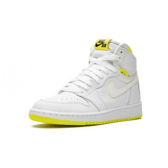 PK Shoes Jordan 1 High First Class Flight Jordan WHITE 575441 170