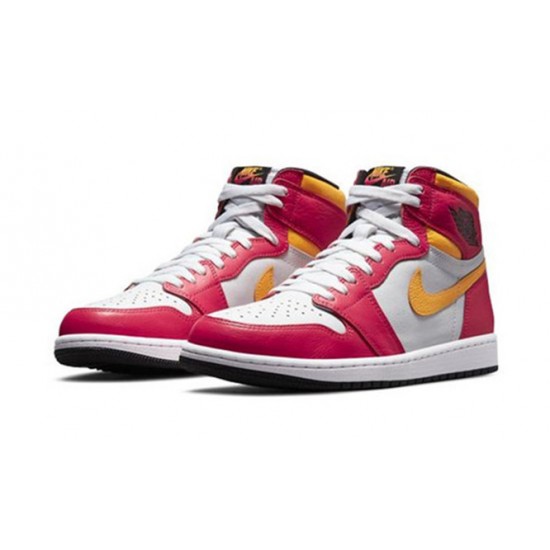 PK Shoes Jordan 1 High Light Fusion Red Light Fusion Red Jordan Light Fusion Red 555088 603