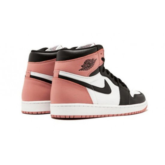 PK Shoes Jordan 1 High OG Rust Pink WHITE Jordan WHITE 861428 101