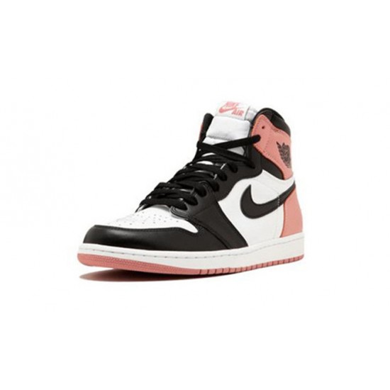 PK Shoes Jordan 1 High OG Rust Pink WHITE Jordan WHITE 861428 101