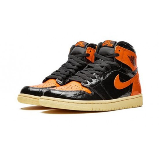 PK Shoes Jordan 1 High Shattered Backboard Jordan BLACK 555088 028