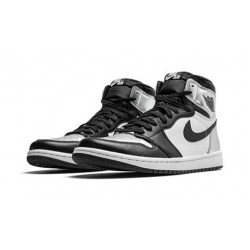 PK Shoes Jordan 1 High Silver Toe BLACK/METALLIC SILVER-WHITE-BL Jordan BLACK CD0461 001